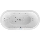 Ovaler Whirlpool Sanibay Rhone, 200x100cm, mit...