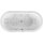 Ovaler Whirlpool Sanibay Rhone, 200x100cm, mit Whirlpoolsystem MAXI DELUXE