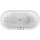 Ovaler Whirlpool Sanibay Rhone, 180x80cm, mit Whirlpoolsystem COMFORT