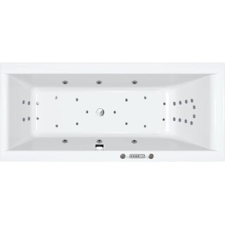 Rechteck Whirlpool Sanibay Nyon, 170x75cm, mit Whirlpoolsystem COMFORT