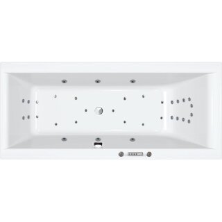 Rechteck Whirlpool Sanibay Nyon, 150x75cm, mit Whirlpoolsystem COMFORT