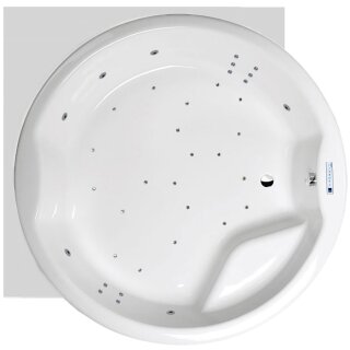 Eckwhirlpool Sanibay Neuenburg Ecke, 173,5x173,5cm, mit Whirlpoolsystem MAXI DELUXE