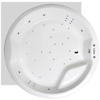 Eckwhirlpool Sanibay Neuenburg Ecke, 173,5x173,5cm, mit Whirlpoolsystem COMFORT