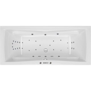 Rechteck Whirlpool Sanibay Napoli, 180x80cm, mit Whirlpoolsystem COMFORT