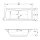 Rechteck Whirlpool Sanibay Napoli, 180x80cm, mit Whirlpoolsystem COMFORT
