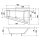 Asymmetrischer Whirlpool Sanibay Montreux links, 180x120cm, mit Whirlpoolsystem MAXI DELUXE