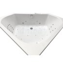 Eckwhirlpool Sanibay Marseille, 145x145cm, mit Whirlpoolsystem MAXI DELUXE