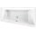 Raumspar Whirlpool Sanibay Madeira Top rechts, 170x100cm, mit Whirlpoolsystem MAXI DELUXE