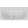Rechteckwhirlpool Sanibay Lucca, 190x90cm, mit Whirlpoolsystem MAXI DELUXE