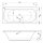 Rechteckwhirlpool Sanibay Lucca, 190x90cm, mit Whirlpoolsystem MAXI DELUXE