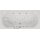 Rechteckwhirlpool Sanibay Lucca, 170x75cm, mit Whirlpoolsystem COMFORT