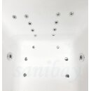 Rechteckwhirlpool Sanibay Livorno, 170x80cm, mit Whirlpoolsystem MAXI DELUXE