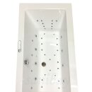 Rechteckwhirlpool Sanibay Livorno, 170x80cm, mit Whirlpoolsystem MAXI DELUXE