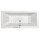 Rechteckwhirlpool Sanibay Livorno, 170x80cm, mit Whirlpoolsystem COMFORT