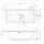 Rechteckwhirlpool Sanibay Livorno, 170x75cm, mit Whirlpoolsystem COMFORT