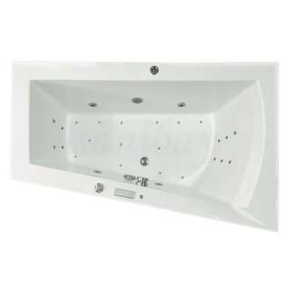 Raumspar Whirlpool Sanibay Laura rechts, 170x100cm, mit Whirlpoolsystem COMFORT