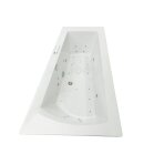Raumspar Whirlpool Sanibay Laura rechts, 160x100cm, mit Whirlpoolsystem MAXI DELUXE