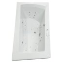 Raumspar Whirlpool Sanibay Laura rechts, 160x100cm, mit Whirlpoolsystem MAXI DELUXE