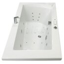 Raumspar Whirlpool Sanibay Laura rechts, 160x100cm, mit Whirlpoolsystem COMFORT