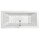 Rechteckwhirlpool Sanibay Laos, 200x90cm, mit Whirlpoolsystem MAXI DELUXE