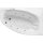 Raumspar Whirlpool Sanibay Kamerun rechts, 170x110cm, mit Whirlpoolsystem MAXI DELUXE