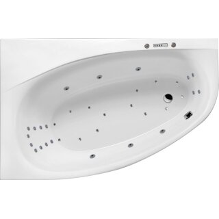 Raumspar Whirlpool Sanibay Kamerun links, 170x110cm, mit Whirlpoolsystem COMFORT