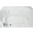 Eckwhirlpool Sanibay Husum, 150x150cm, mit Whirlpoolsystem MAXI DELUXE
