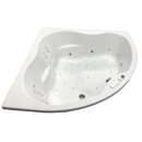 Eckwhirlpool Sanibay Husum, 150x150cm, mit Whirlpoolsystem COMFORT