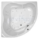 Eckwhirlpool Sanibay Husum, 150x150cm, mit Whirlpoolsystem COMFORT