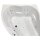 Eckwhirlpool Sanibay Husum, 150x150cm, mit Whirlpoolsystem COMFORT