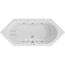 Sechseck Whirlpool Sanibay Gornergrat, 190x80cm, mit...