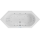 Sechseck Whirlpool Sanibay Gornergrat, 190x80cm, mit Whirlpoolsystem MAXI DELUXE