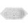 Sechseck Whirlpool Sanibay Gornergrat, 190x80cm, mit Whirlpoolsystem COMFORT