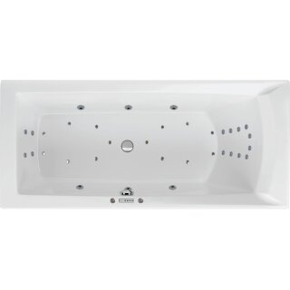 Rechteckwhirlpool Sanibay Civita rechts, 180x80cm, mit Whirlpoolsystem COMFORT