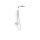 Tres Cuadro Exclusive, Thermostat-Brausebatterie, chrom