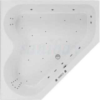 Eckwhirlpool Sanibay Casa, 145x145cm, mit Whirlpoolsystem COMFORT