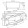 Raumspar Whirlpool Sanibay Carouge links, 160x100cm, mit Whirlpoolsystem MAXI DELUXE