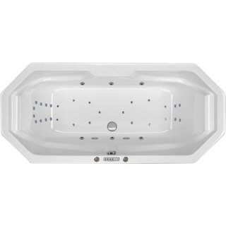 Achteck Whirlpool Sanibay Belluno, 192x86cm, mit Whirlpoolsystem COMFORT
