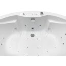 Eckwhirlpool Sanibay Bellinzona, 150x150cm, mit Whirlpoolsystem COMFORT