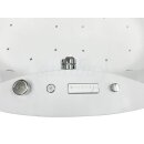 Eckwhirlpool Sanibay Bellinzona, 150x150cm, mit Whirlpoolsystem COMFORT