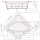 Eckwhirlpool Sanibay Bellinzona, 140x140cm, mit Whirlpoolsystem COMFORT