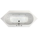 Sechseck Whirlpool Sanibay Avellino, 200x90cm, mit...