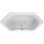 Sechseck Whirlpool Sanibay Andermatt, 180x80cm, mit Whirlpoolsystem MAXI DELUXE