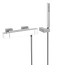 Tres Cuadro Exclusive, Thermostat Brausebatterie, chrom