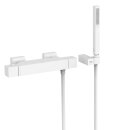 Tres Cuadro Exclusive, Thermostat Brausebatterie, weiss matt