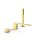 Tres Cuadro Exclusive, Einhebel Wannenrandbatterie, 24k Gold