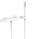 Tres Cuadro Exclusive, Einhebel Brausemischer, weiss matt