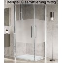 Glasmattierung mittig