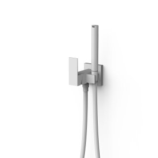 Tres Cuadro Exclusive, Unterputz Einhebel für Toilette, weiss matt