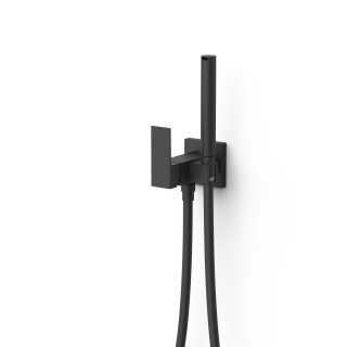 Tres Cuadro Exclusive, Unterputz Einhebel für Toilette, schwarz matt